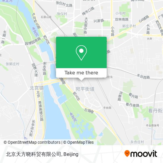 北京天方晓科贸有限公司 map