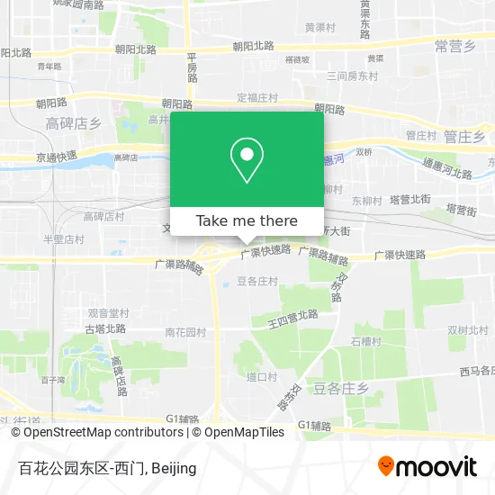 百花公园东区-西门 map