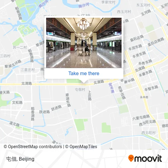 屯佃 map