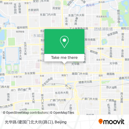 光华路/建国门北大街(路口) map