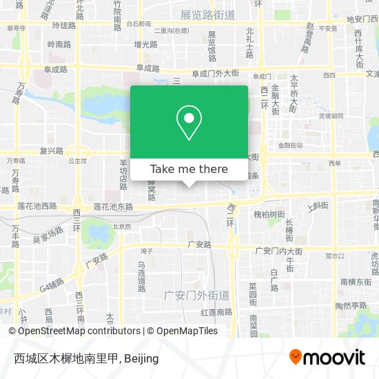 西城区木樨地南里甲 map