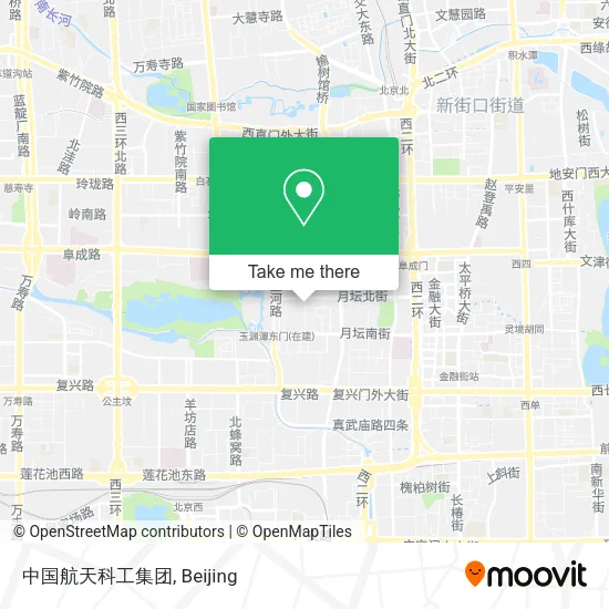 中国航天科工集团 map