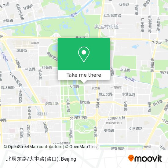 北辰东路/大屯路(路口) map