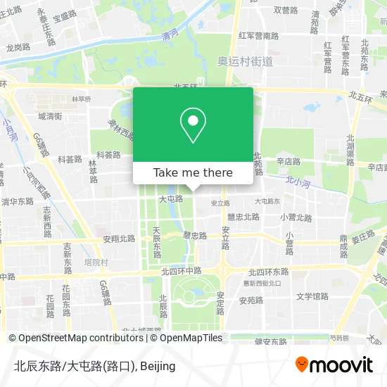 北辰东路/大屯路(路口) map