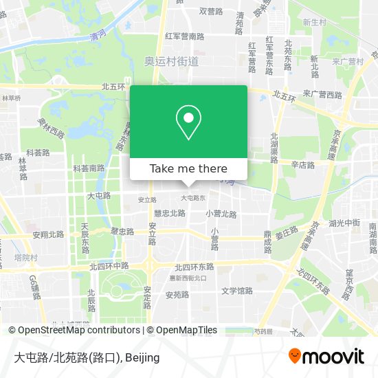 大屯路/北苑路(路口) map
