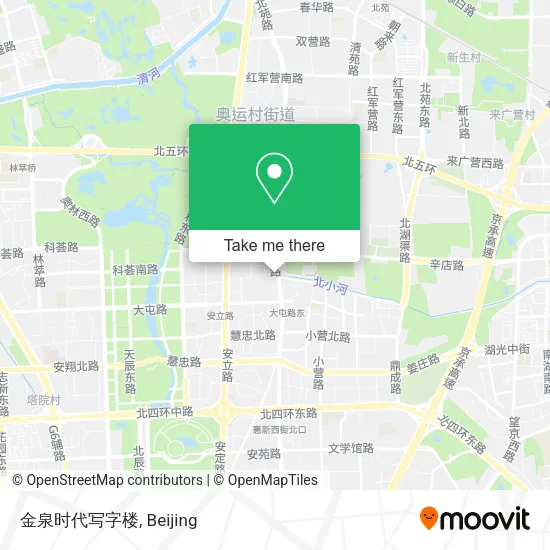 金泉时代写字楼 map