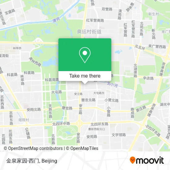 金泉家园-西门 map