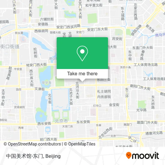 中国美术馆-东门 map