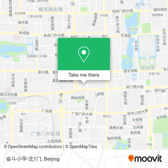奋斗小学-北1门 map