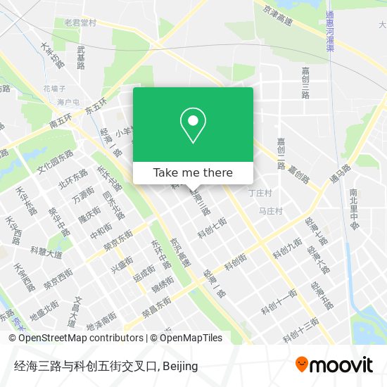 经海三路与科创五街交叉口 map