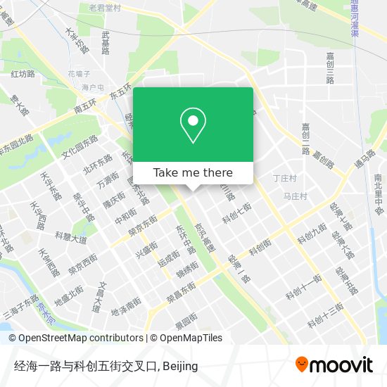 经海一路与科创五街交叉口 map