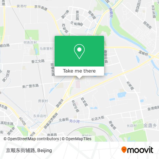 京顺东街辅路 map