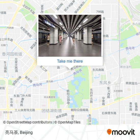 亮马茶 map