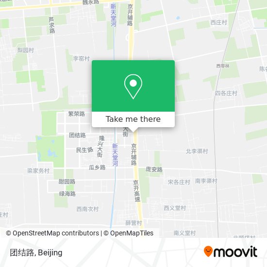 团结路 map