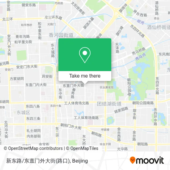 新东路/东直门外大街(路口) map