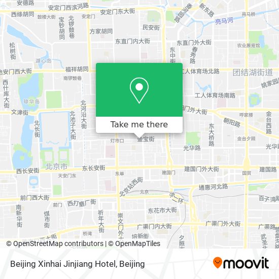 Beijing Xinhai Jinjiang Hotel map