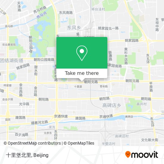 十里堡北里 map