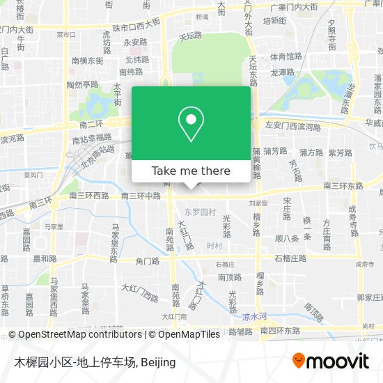 木樨园小区-地上停车场 map