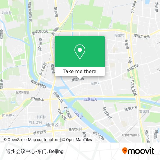 通州会议中心-东门 map