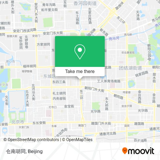 仓南胡同 map
