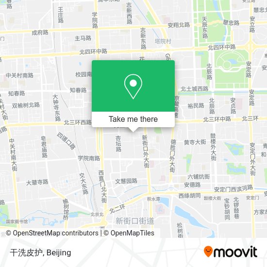 干洗皮护 map