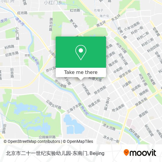北京市二十一世纪实验幼儿园-东南门 map