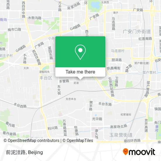 前泥洼路 map