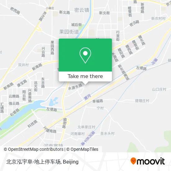 北京泓宇阜-地上停车场 map