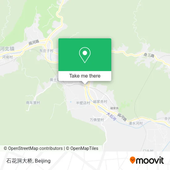 石花洞大桥 map