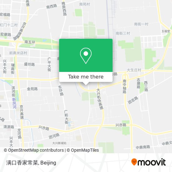 满口香家常菜 map
