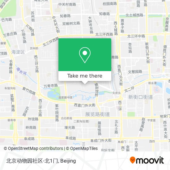 北京动物园社区-北1门 map