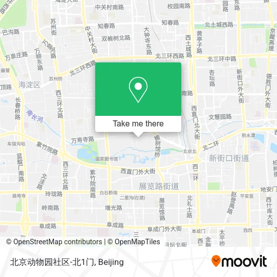 北京动物园社区-北1门 map