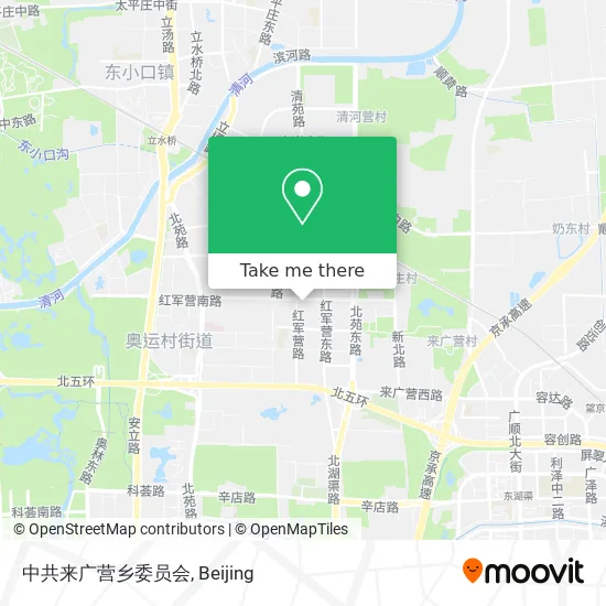 中共来广营乡委员会 map