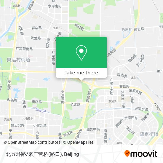 北五环路/来广营桥(路口) map