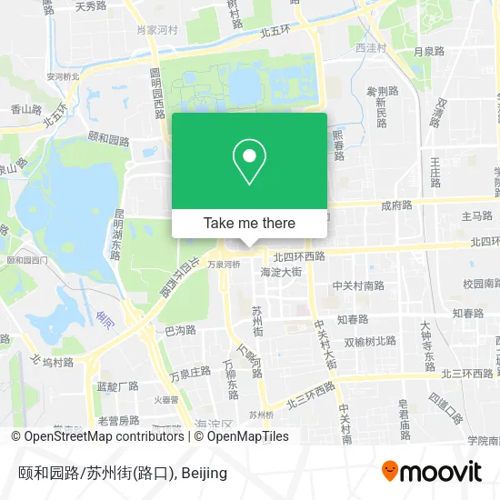 颐和园路/苏州街(路口) map