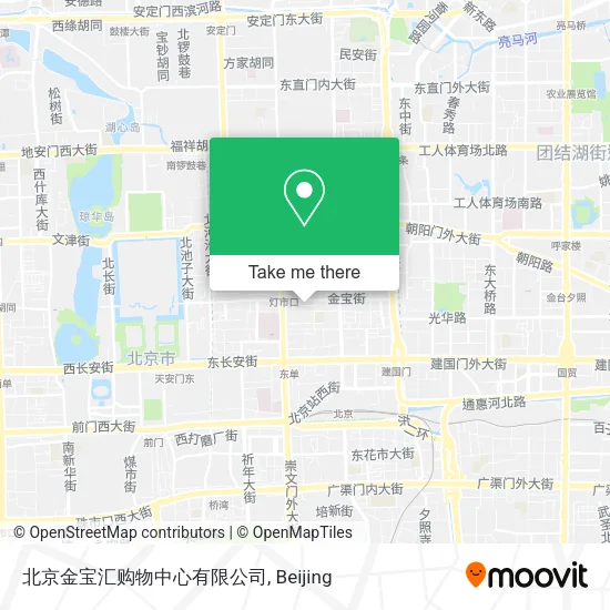 北京金宝汇购物中心有限公司 map