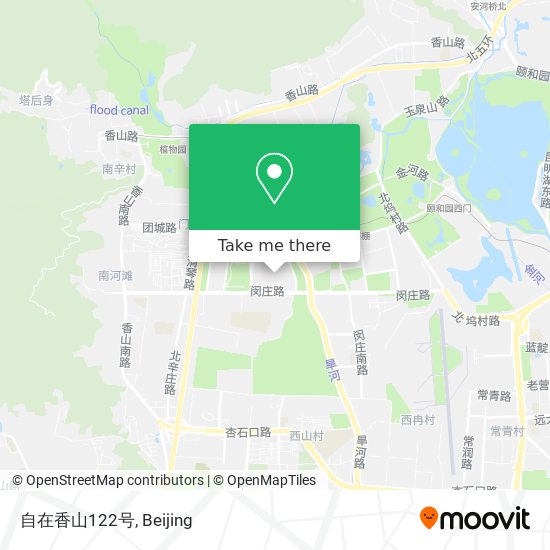 自在香山122号 map