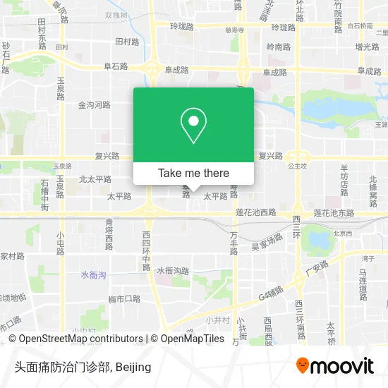 头面痛防治门诊部 map
