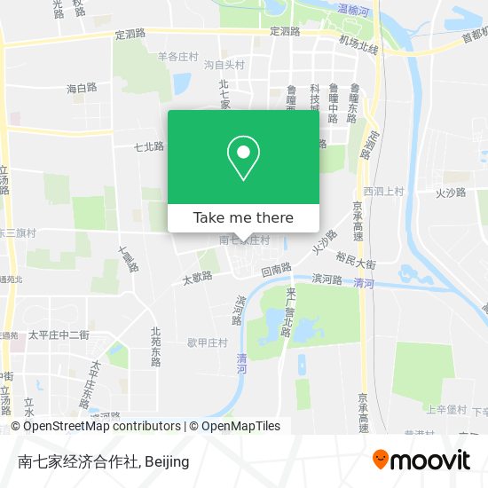 南七家经济合作社 map