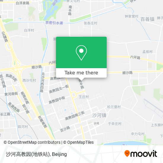 沙河高教园(地铁站) map