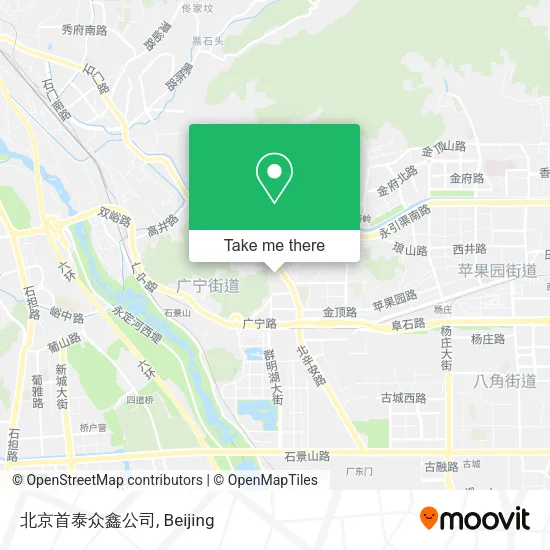 北京首泰众鑫公司 map