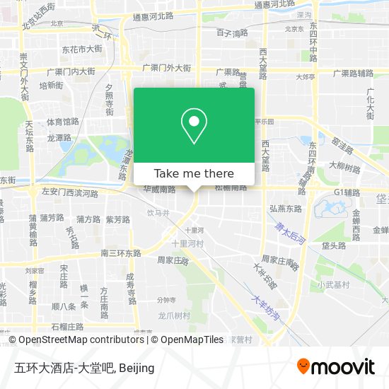 五环大酒店-大堂吧 map