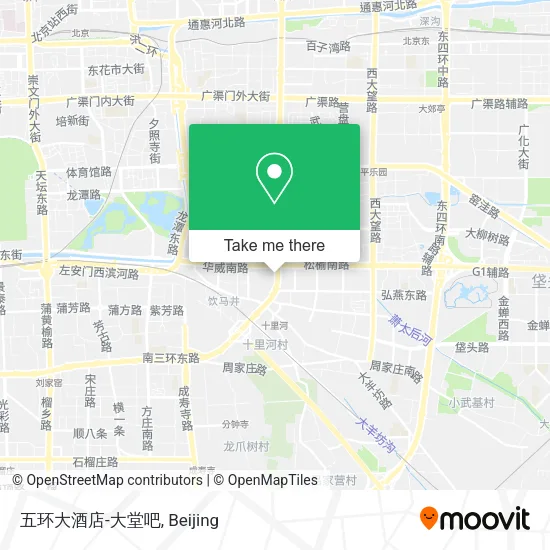五环大酒店-大堂吧 map
