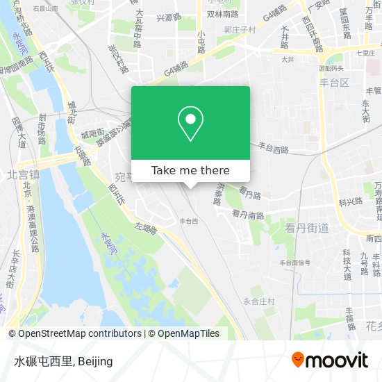水碾屯西里 map