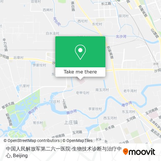 中国人民解放军第二六一医院-生物技术诊断与治疗中心 map