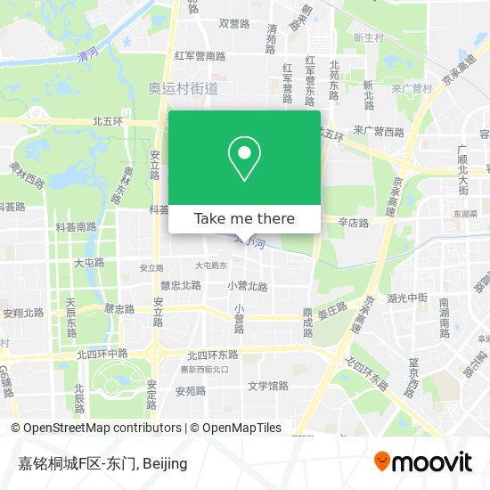 嘉铭桐城F区-东门 map