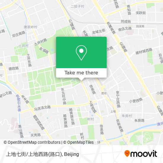 上地七街/上地西路(路口) map