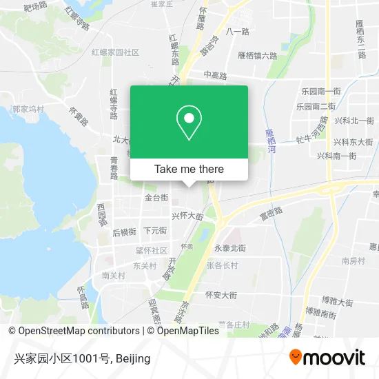 兴家园小区1001号 map