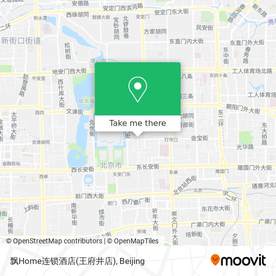 飘Home连锁酒店(王府井店) map
