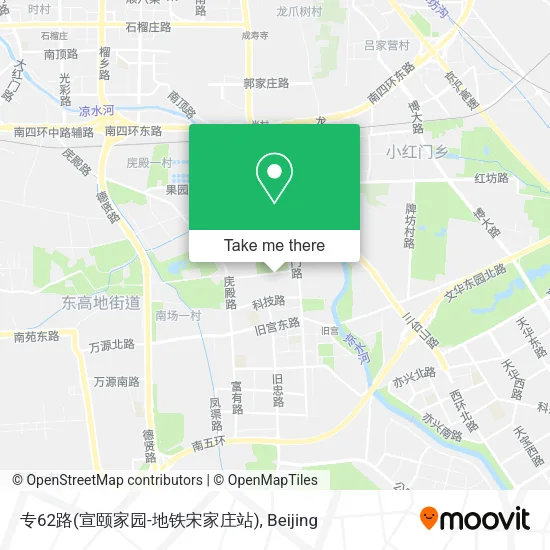 专62路(宣颐家园-地铁宋家庄站) map